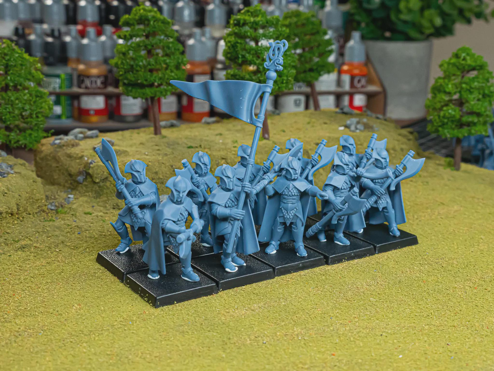 Feral Axemen (10x) - Highlands Miniatures