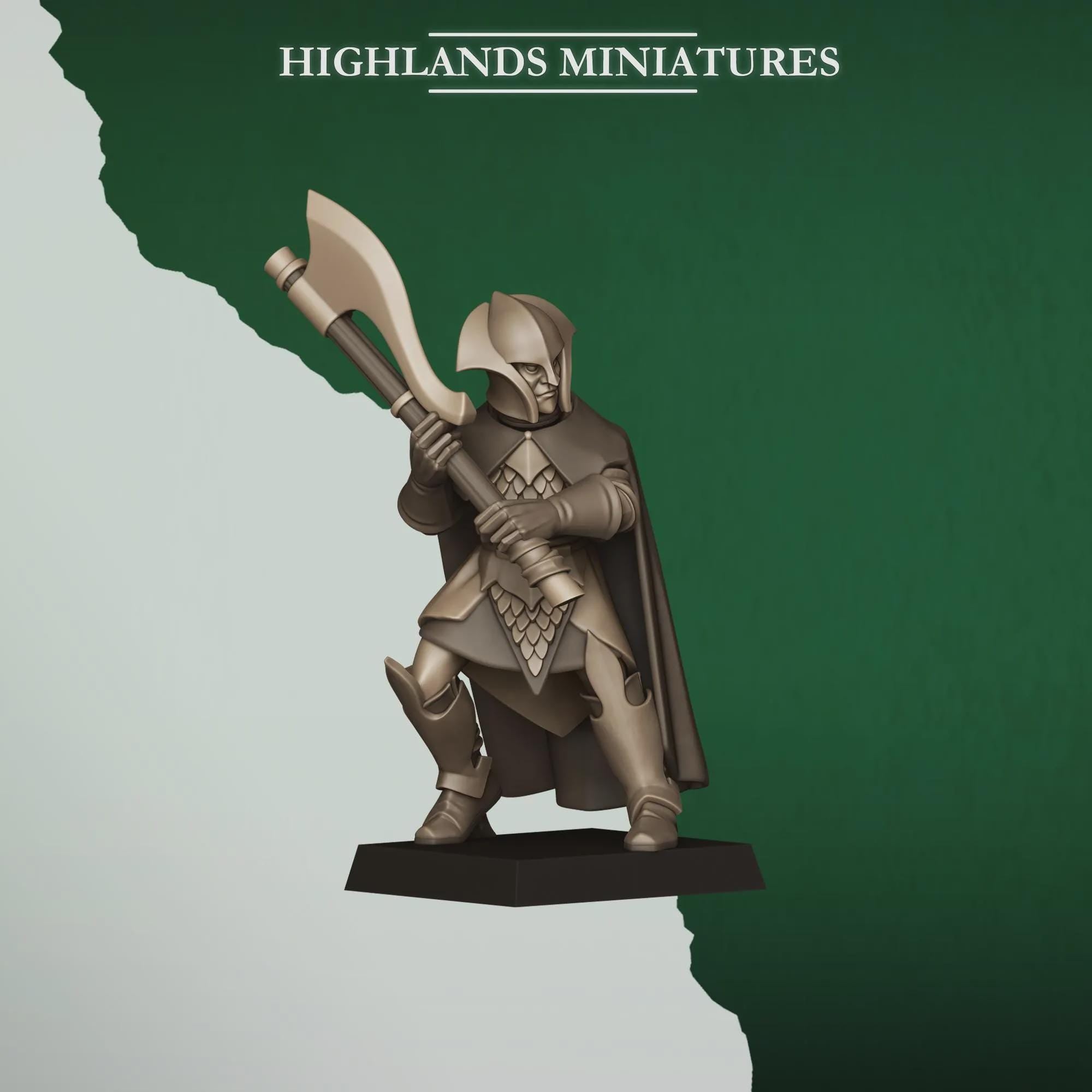 Feral Axemen (10x) - Highlands Miniatures
