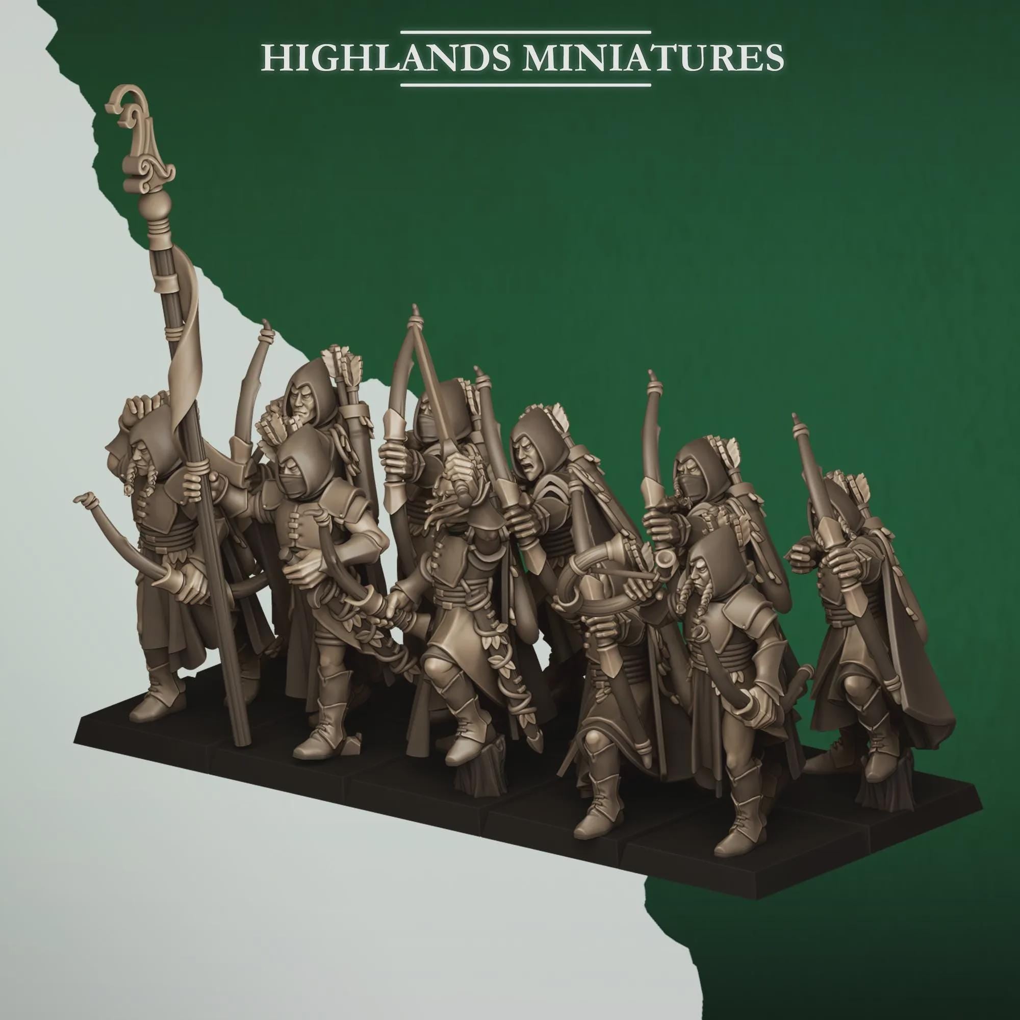 Feral Archers - Highlands Miniatures