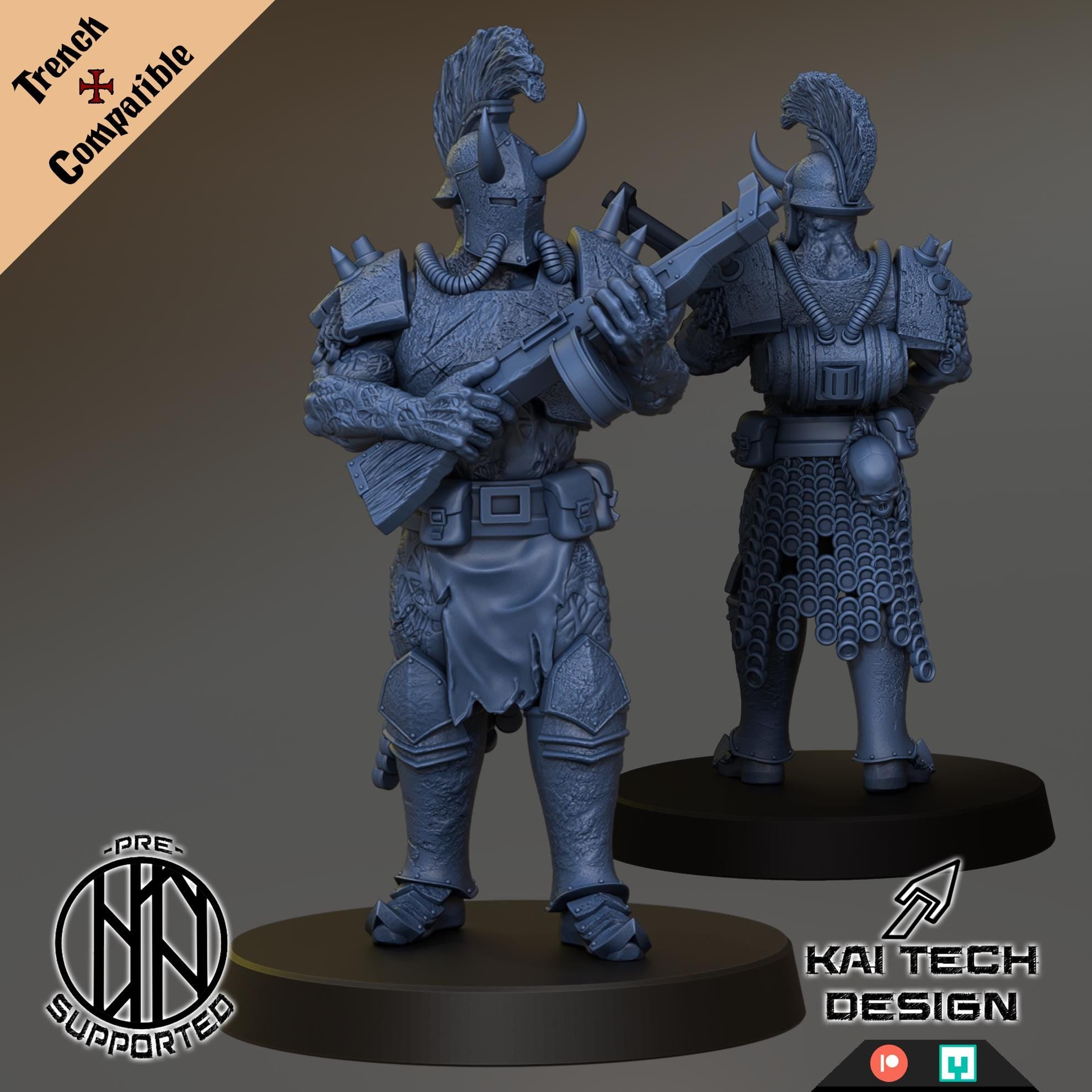 Heretic Warband Multi-Listing [Trench Compatible] - Kaitech Design