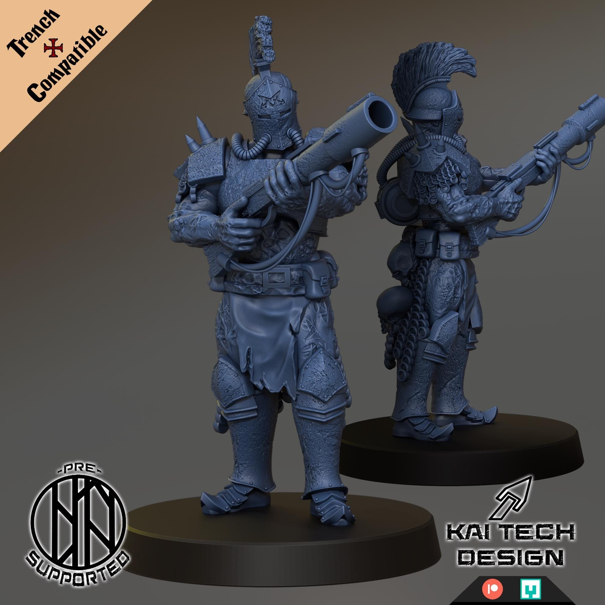 Heretic Warband Multi-Listing [Trench Compatible] - Kaitech Design