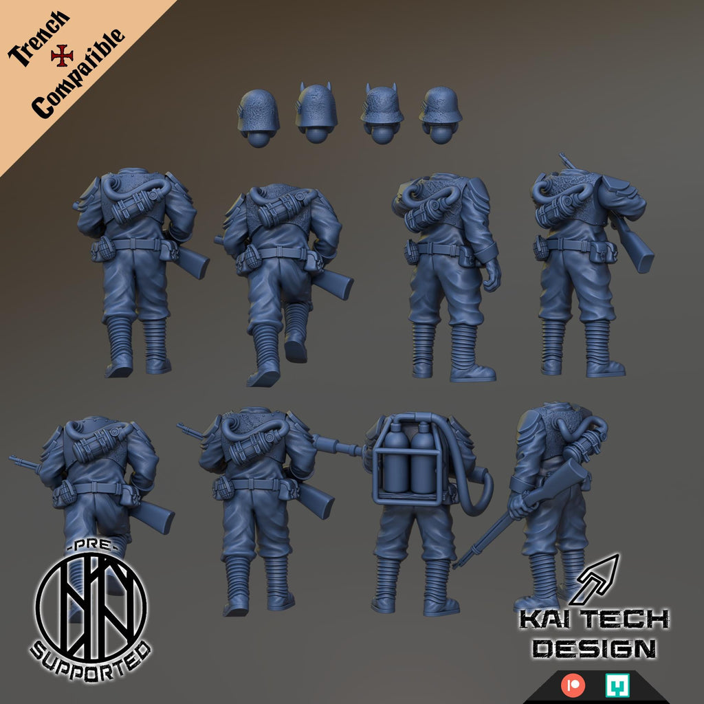 Heretic Warband Multi-Listing [Trench Compatible] - Kaitech Design