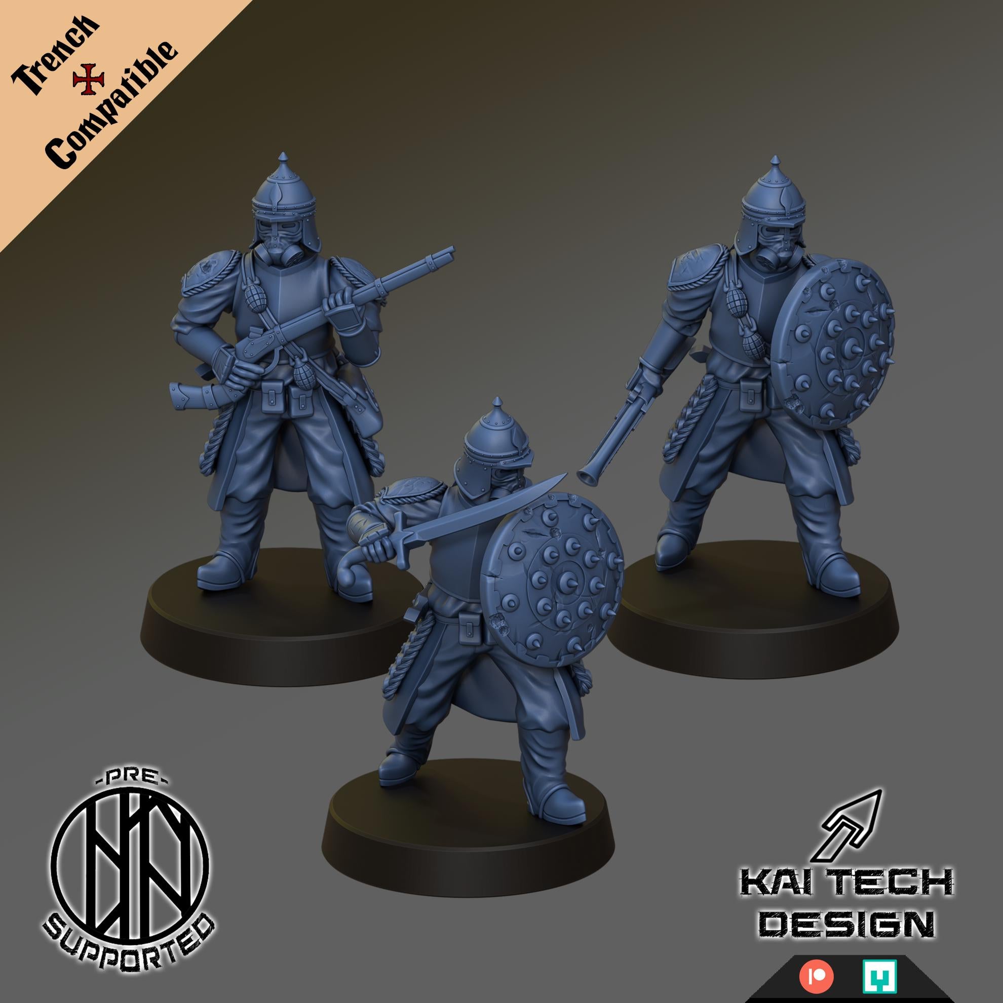Sultanate Warband Multi-Listing [Trench Compatible} - Kaitech Design