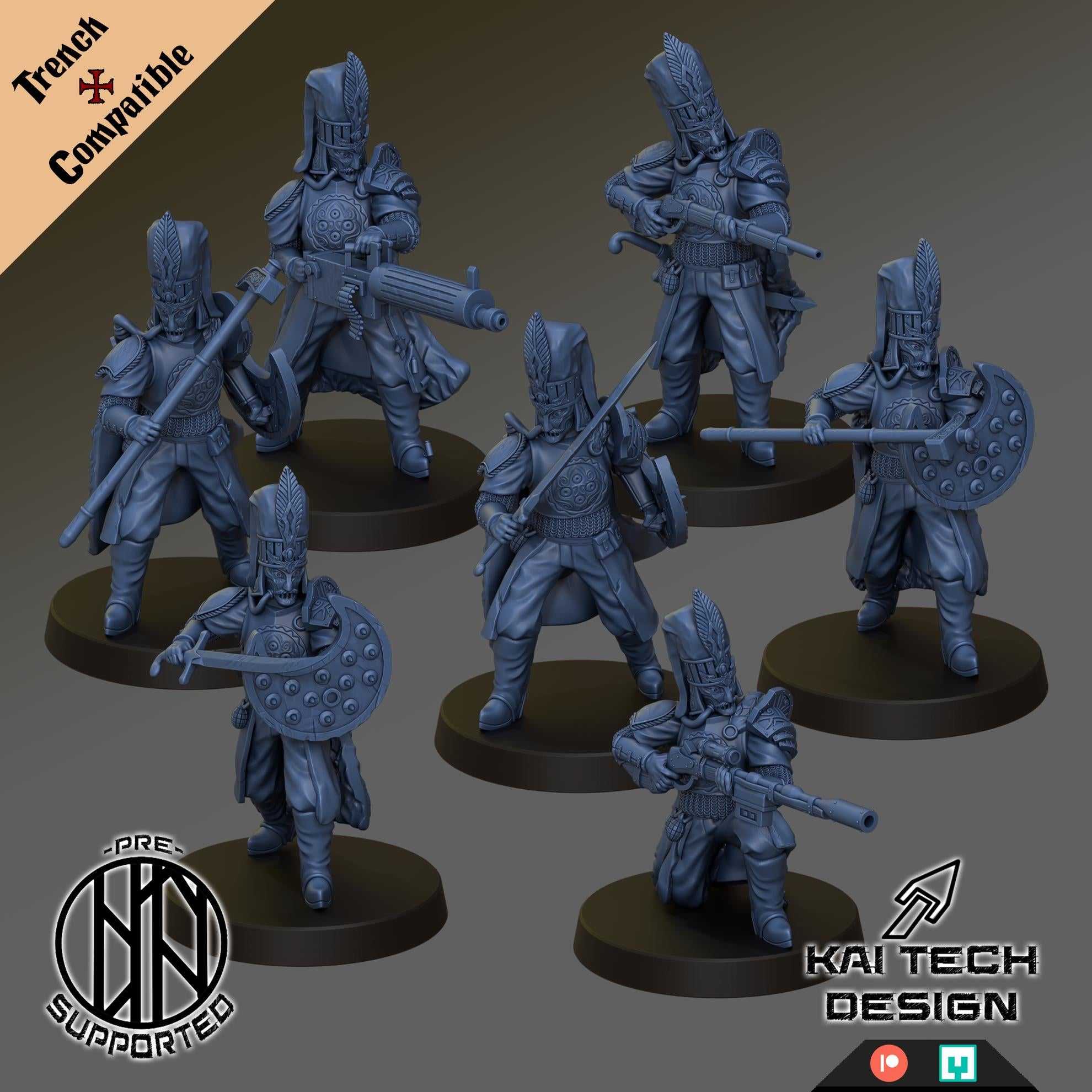 Sultanate Warband Multi-Listing [Trench Compatible} - Kaitech Design