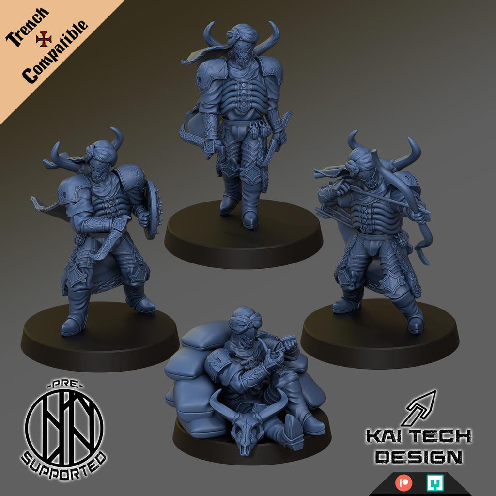 Sultanate Warband Multi-Listing [Trench Compatible} - Kaitech Design