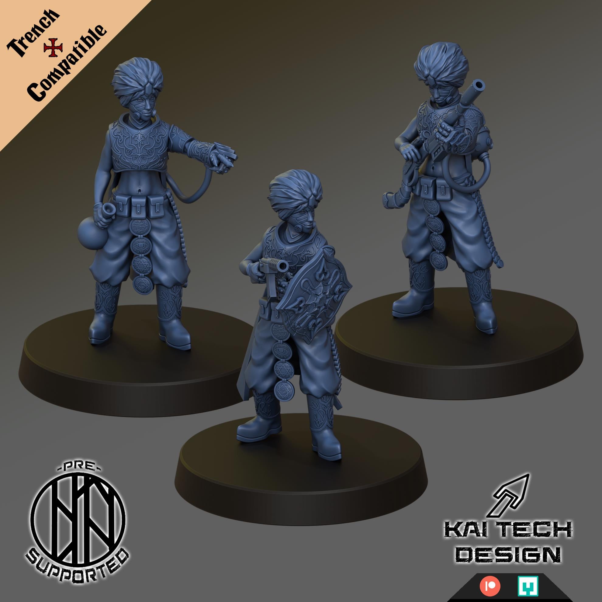 Sultanate Warband Multi-Listing [Trench Compatible} - Kaitech Design