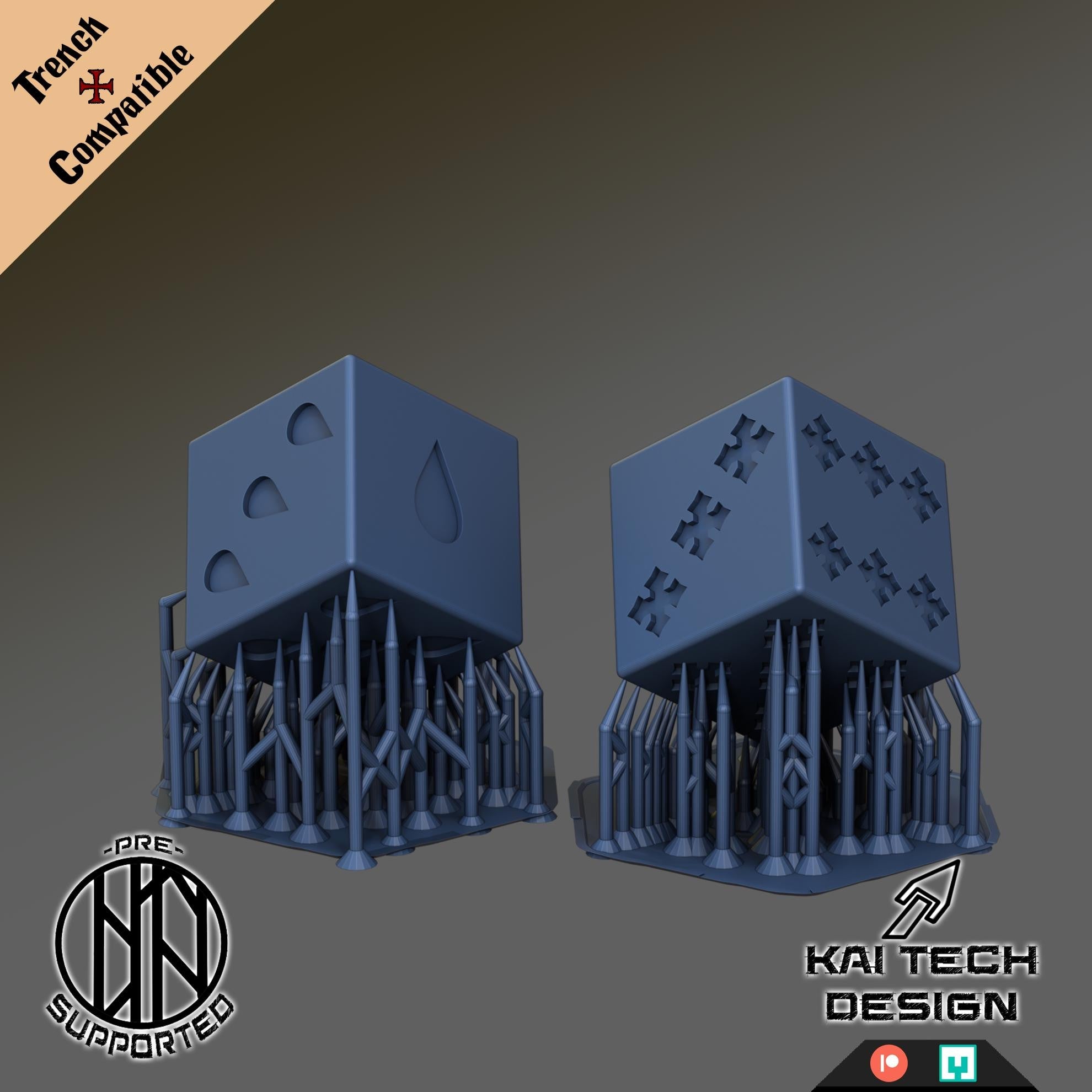 Trench Compatible Marker Dice - Kaitech Design