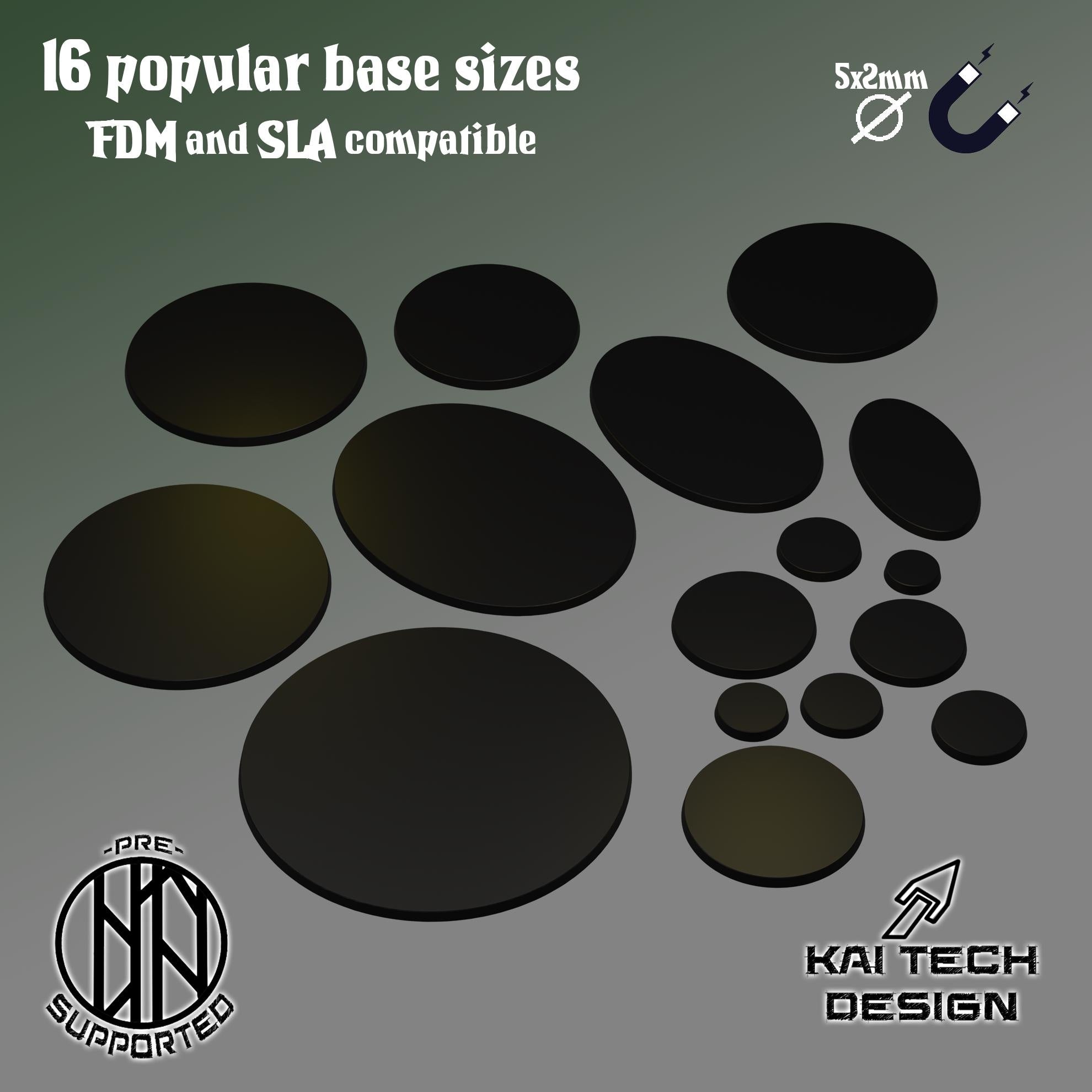 Blank Round Bases - Kaitech Design