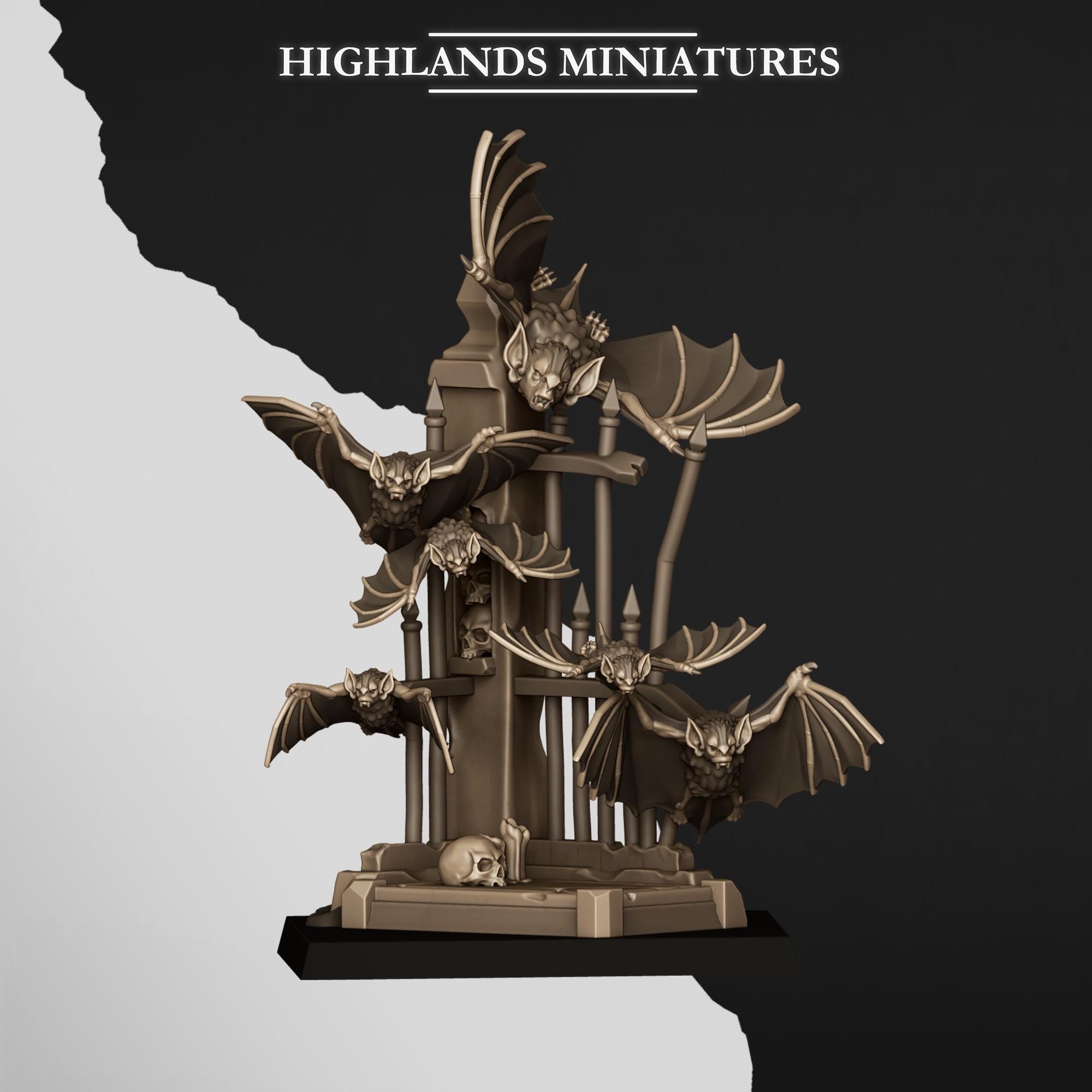 Bat Swarms - Highlands Miniatures