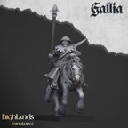 Mounted Gallia Men at Arms - Highlands Miniatures