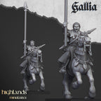 Mounted Gallia Men at Arms - Highlands Miniatures