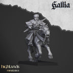 Mounted Gallia Men at Arms - Highlands Miniatures