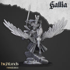 Gallia Knights on Pegasus - Highlands Miniatures
