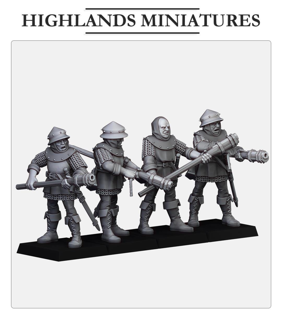 Gallia Shooters: Multi-Listing - Highlands Miniatures