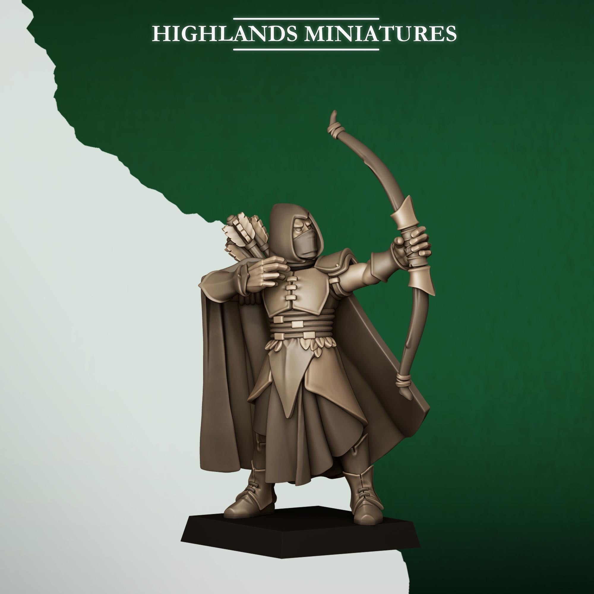 Feral Archers - Highlands Miniatures