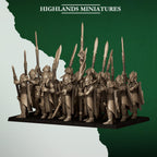Feral Spearmen - Highlands Miniatures
