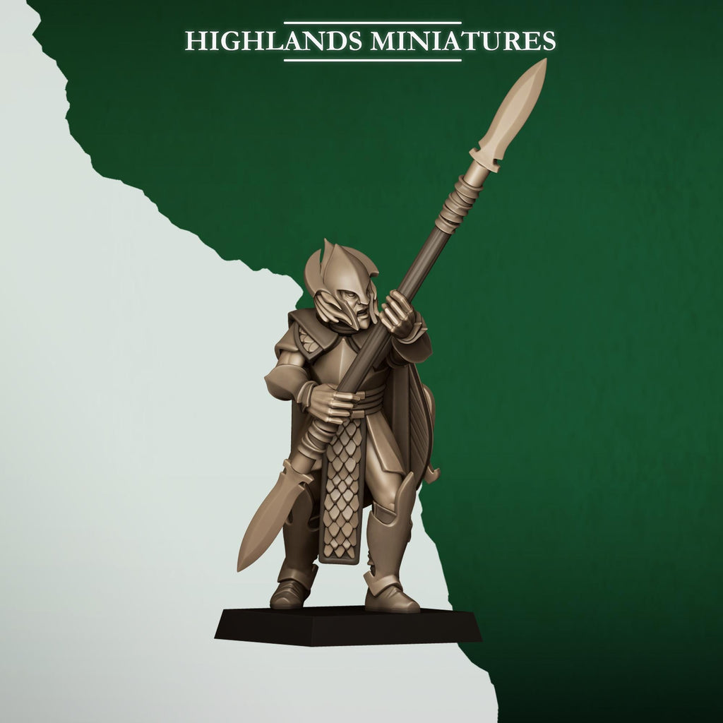 Feral Spearmen - Highlands Miniatures