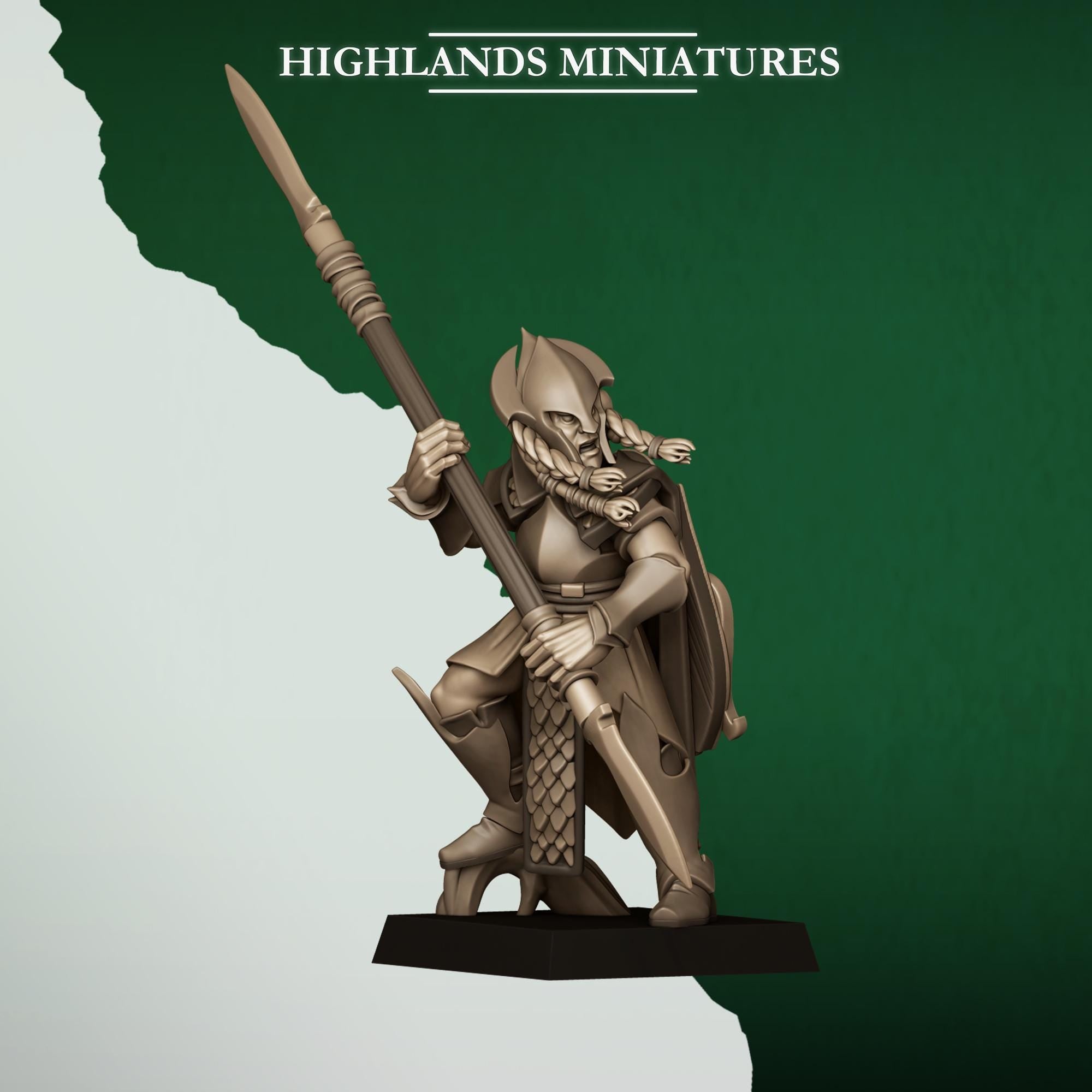 Feral Spearmen - Highlands Miniatures