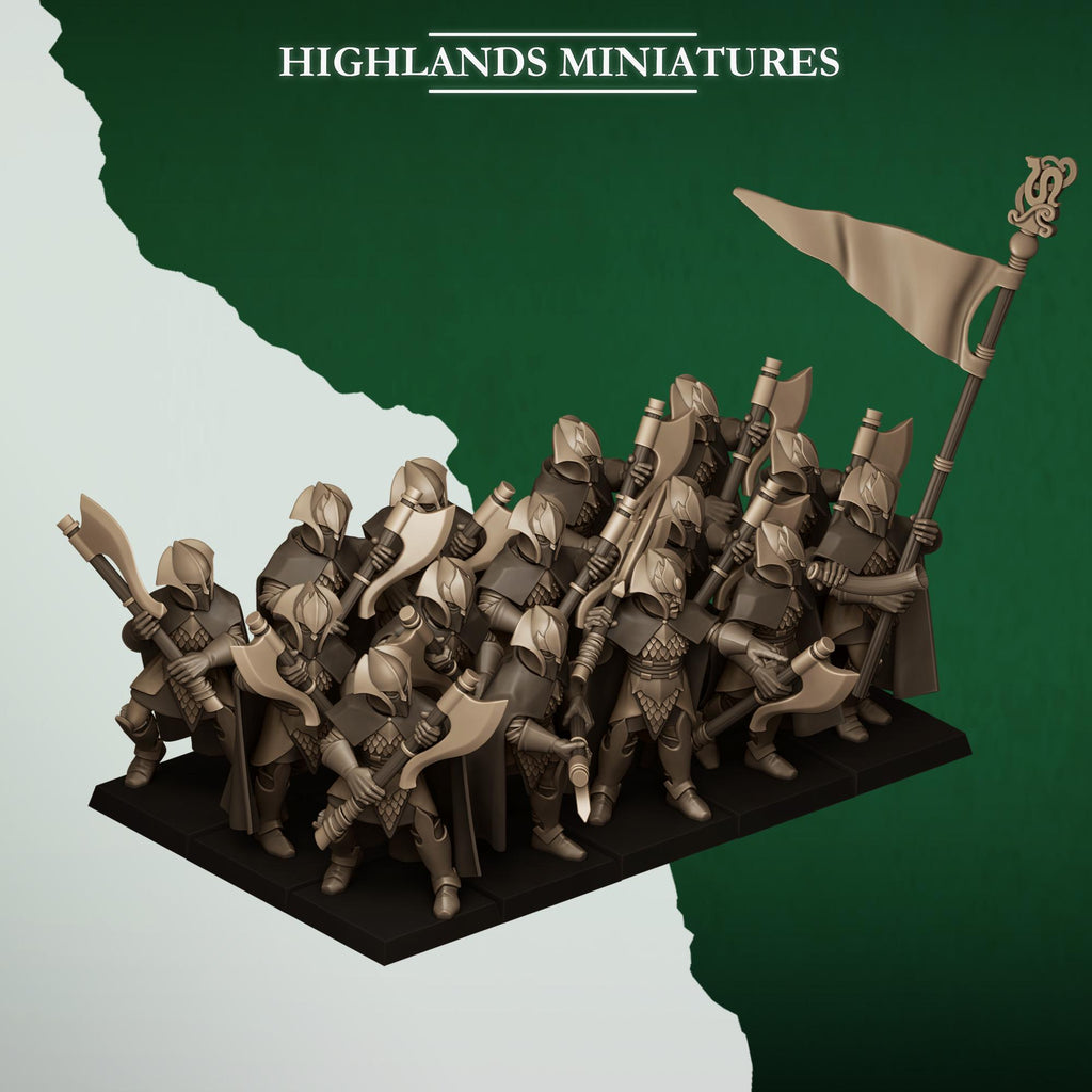 Feral Axemen - Highlands Miniatures