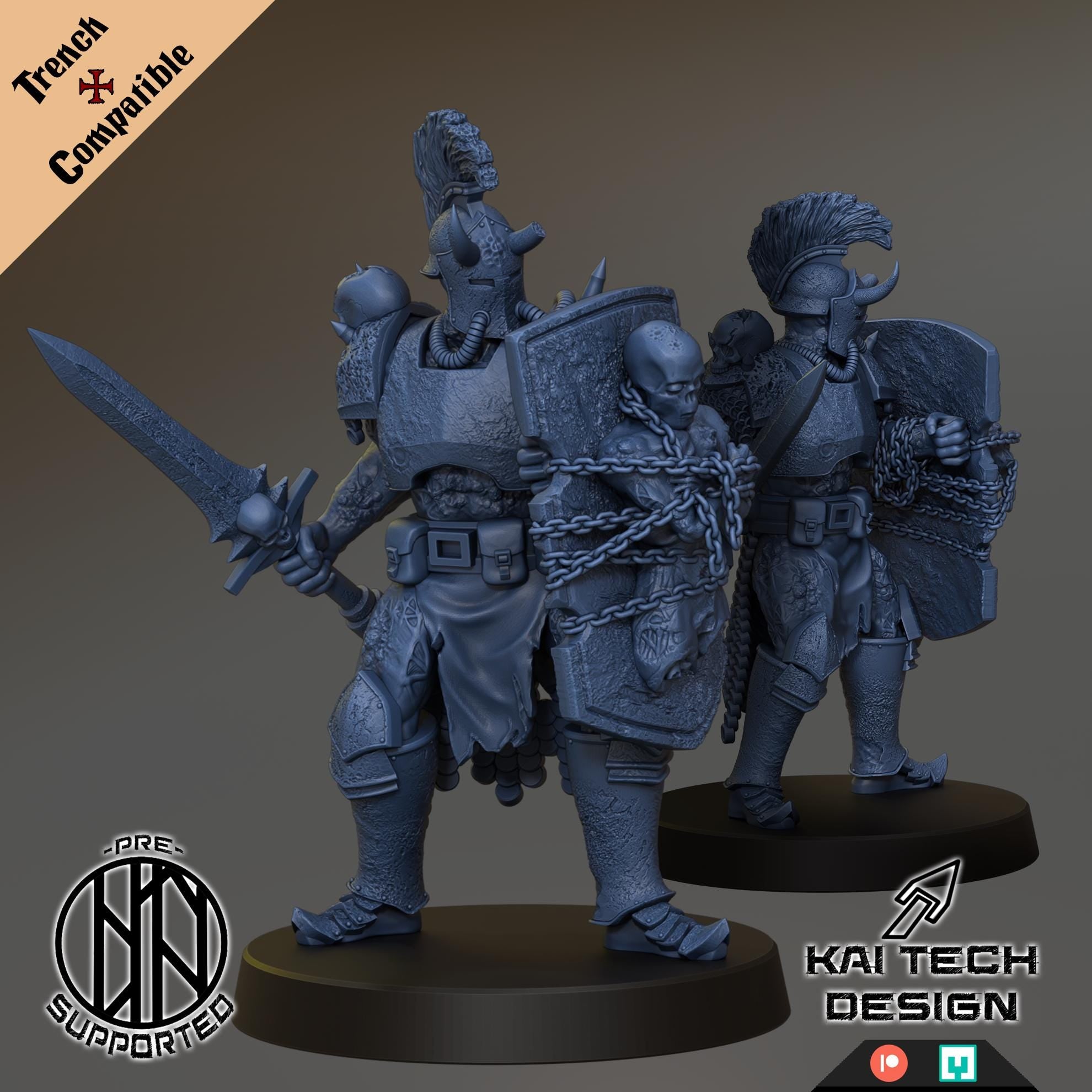 Heretic Warband Multi-Listing [Trench Compatible] - Kaitech Design