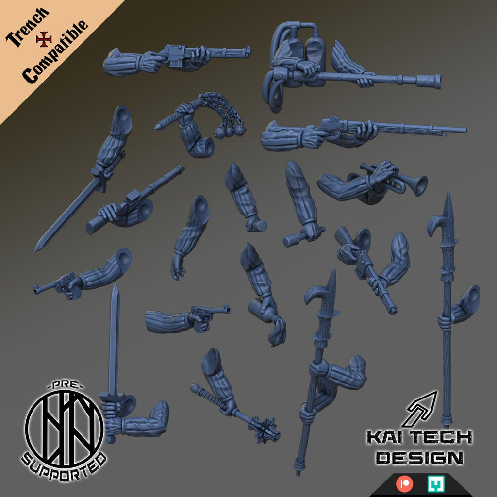 Pilgrims x4 (Modular) [Trench Compatible] - Kaitech Design