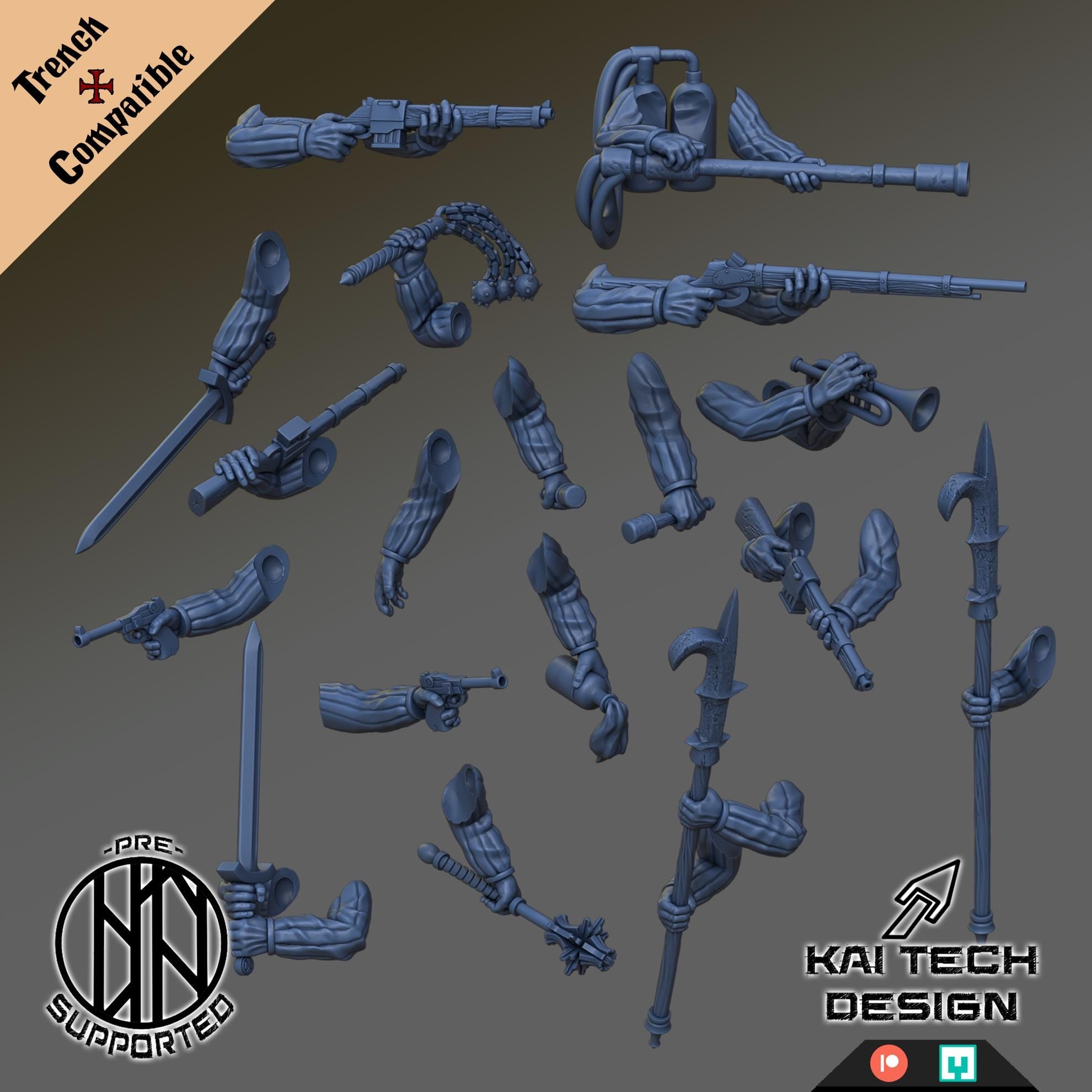 Pilgrims x4 (Modular) [Trench Compatible] - Kaitech Design