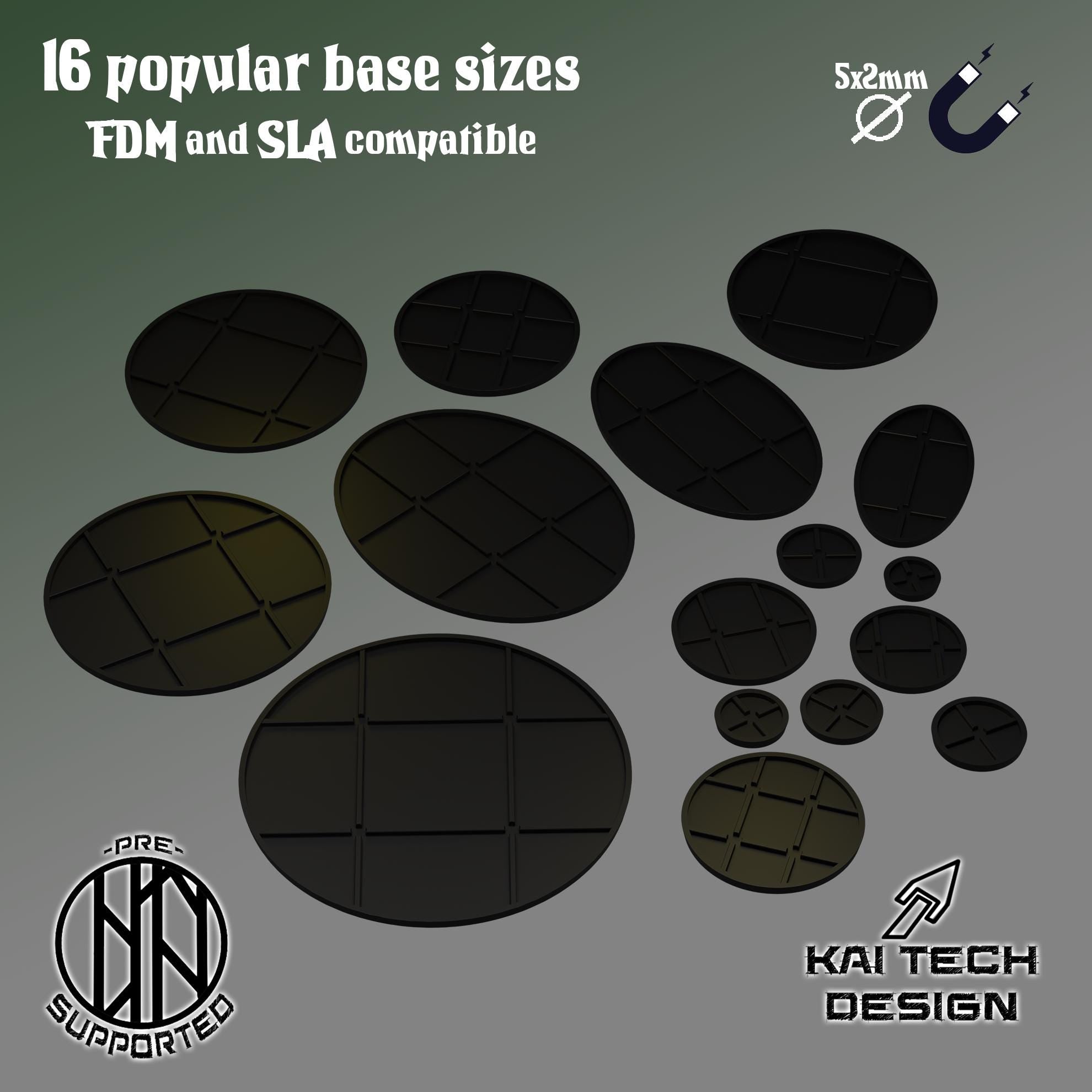 Blank Round Bases - Kaitech Design