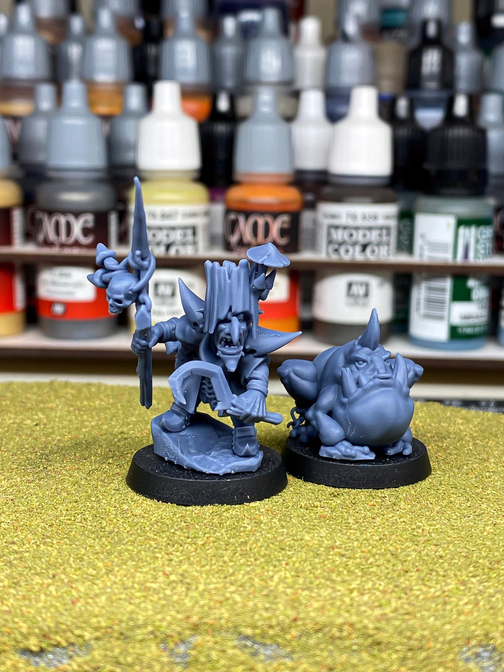 Grubnax and Croakulus - Highlands Miniatures