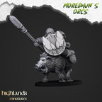 Mounted Orcs with Spears - Highlands Miniatures