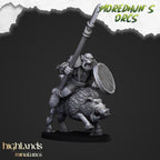 Mounted Orcs with Spears - Highlands Miniatures