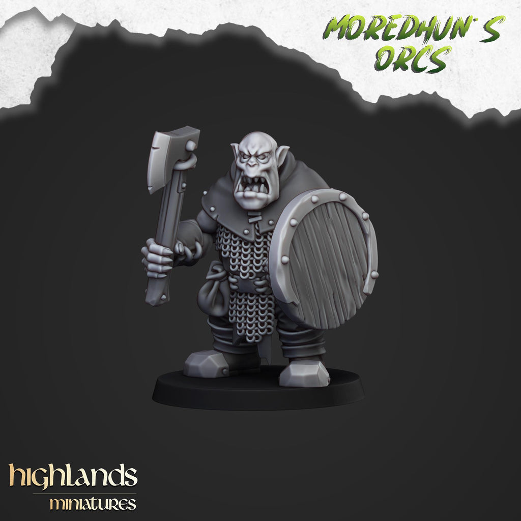 Orc Warriors with Hand Weapons or Spears - Highlands Miniatures
