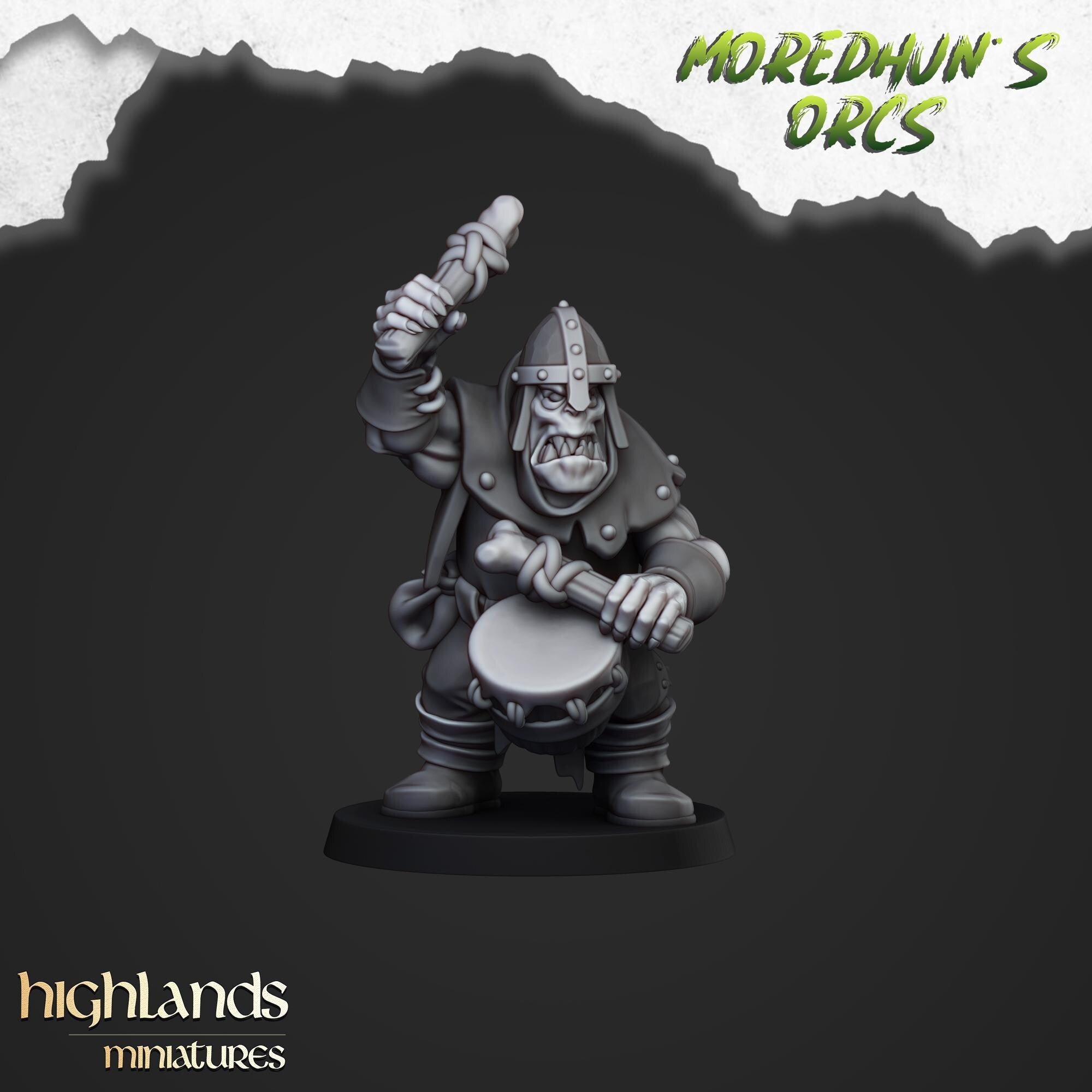 Orc Warriors with Hand Weapons or Spears - Highlands Miniatures