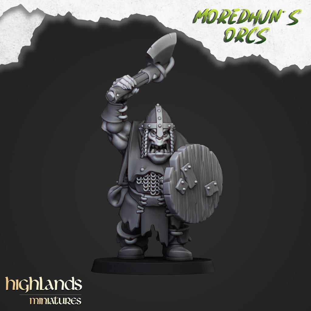 Orc Warriors with Hand Weapons or Spears - Highlands Miniatures
