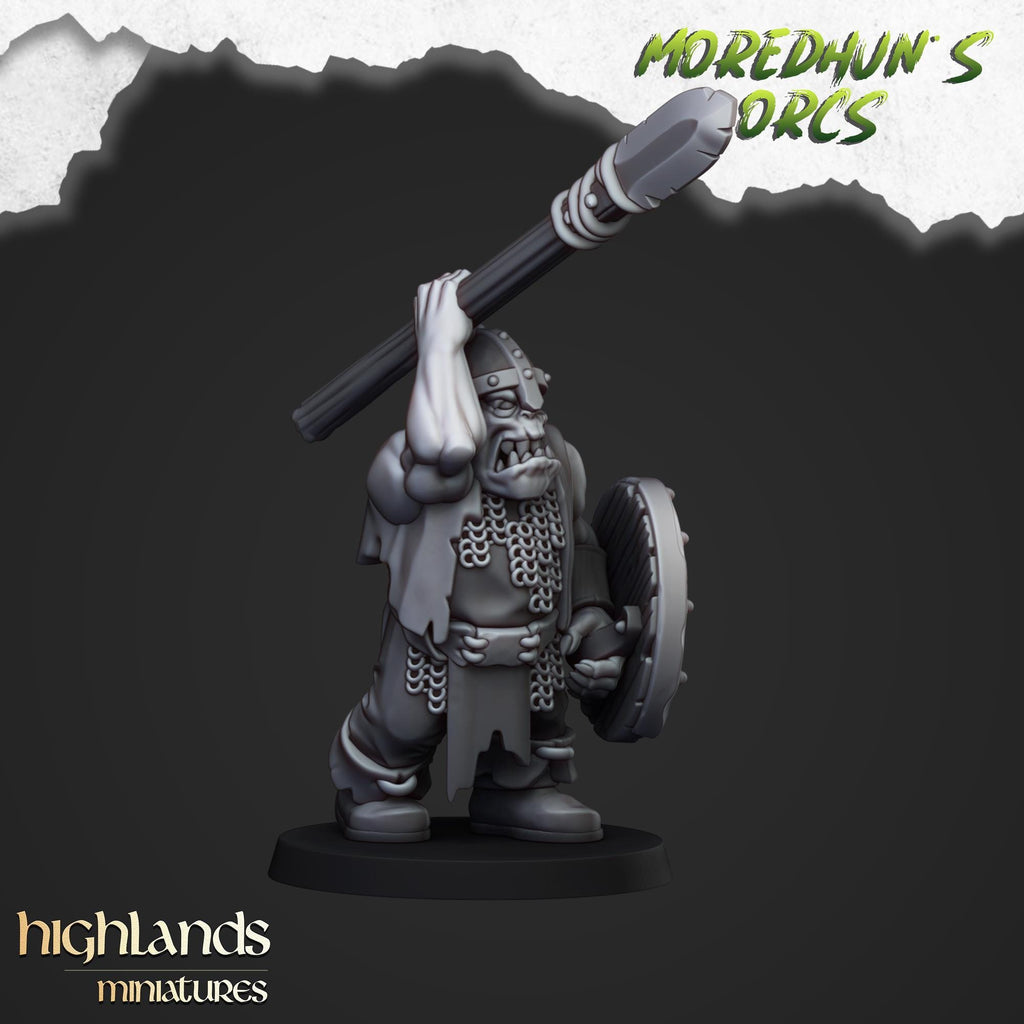 Orc Warriors with Hand Weapons or Spears - Highlands Miniatures
