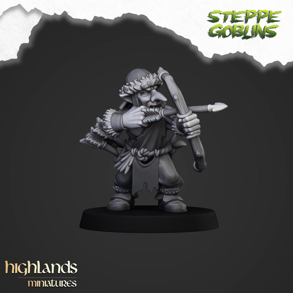Steppe Goblins with Bows - Highlands Miniatures