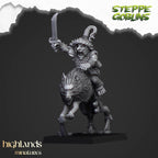 Mounted Steppe Goblins with Bows or Spears - Highlands Miniatures