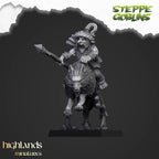 Mounted Steppe Goblins with Bows or Spears - Highlands Miniatures
