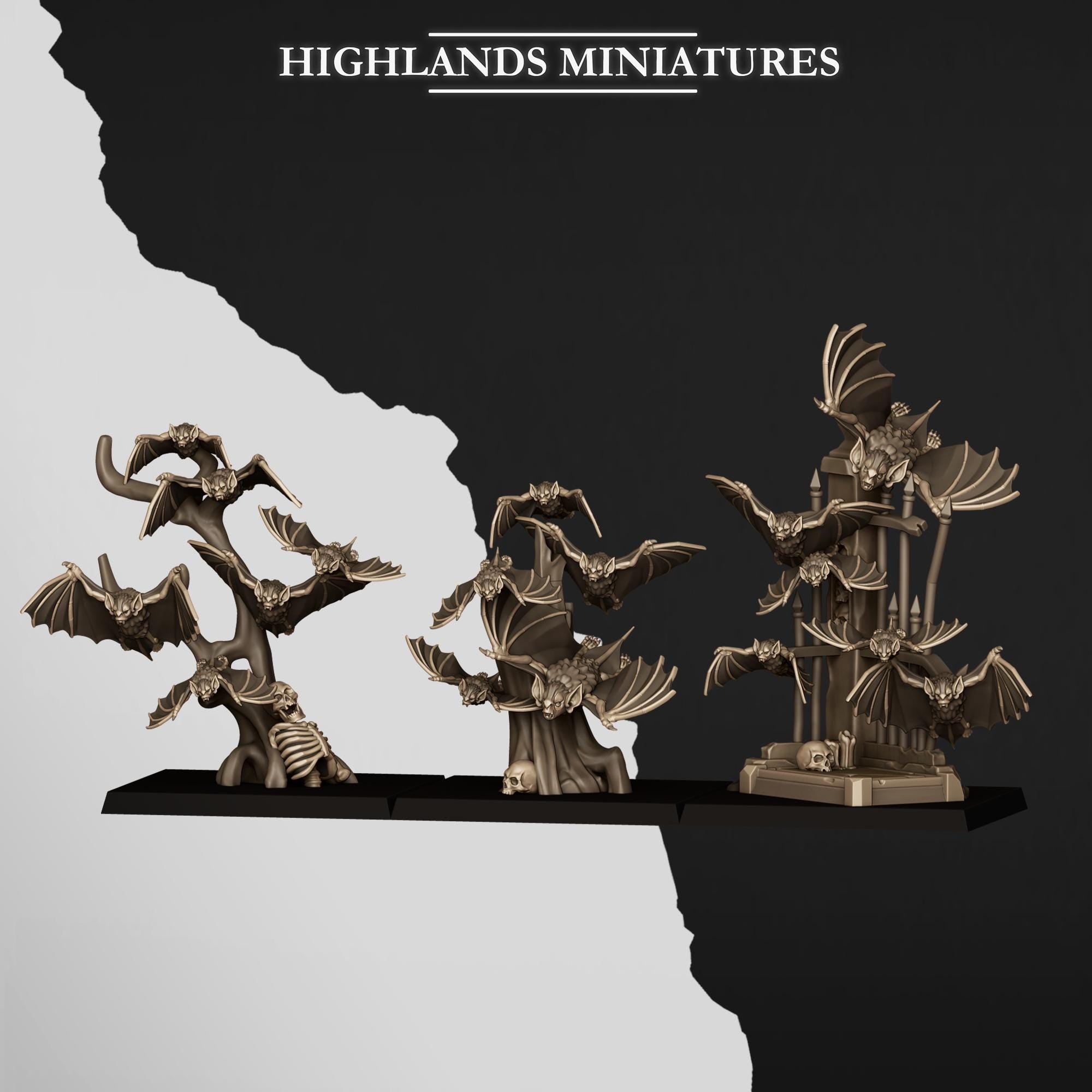 Bat Swarms - Highlands Miniatures