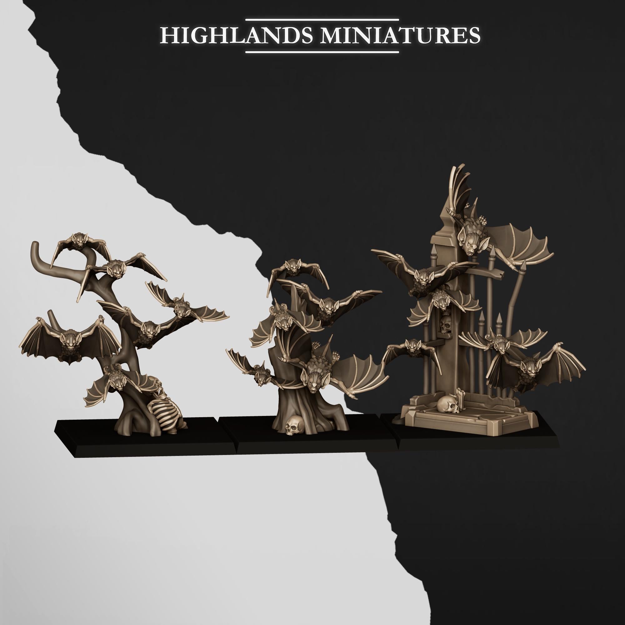Bat Swarms - Highlands Miniatures