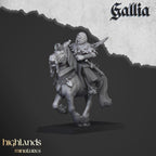 Mounted Gallia Men at Arms - Highlands Miniatures