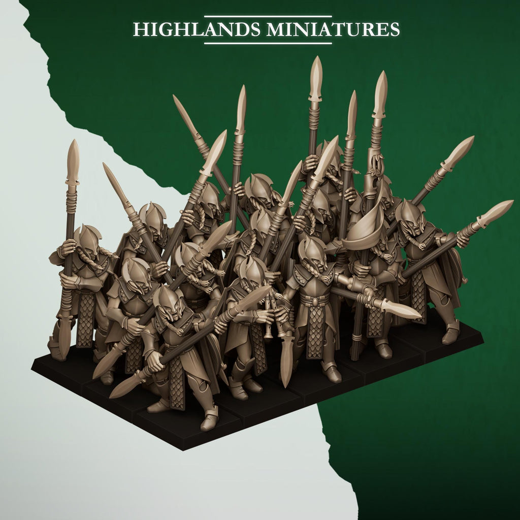 Feral Spearmen - Highlands Miniatures