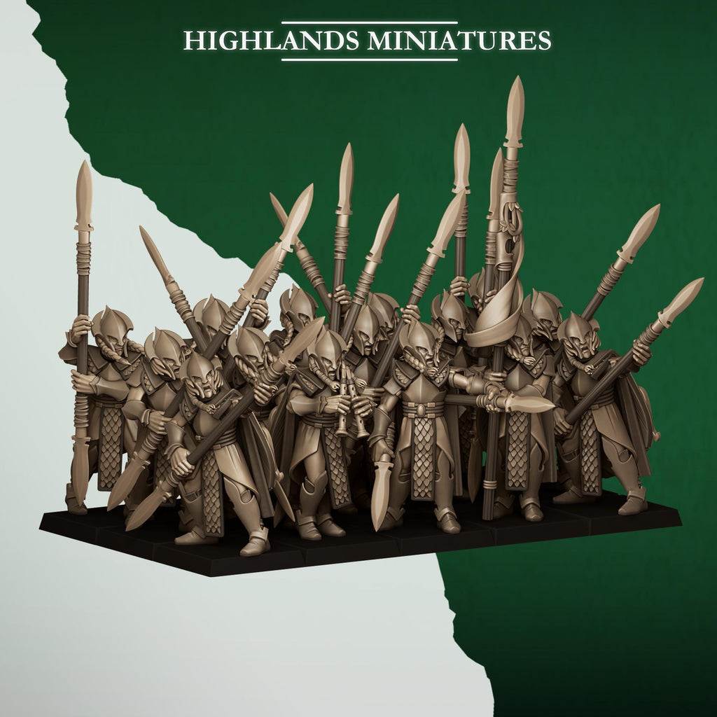 Feral Spearmen - Highlands Miniatures