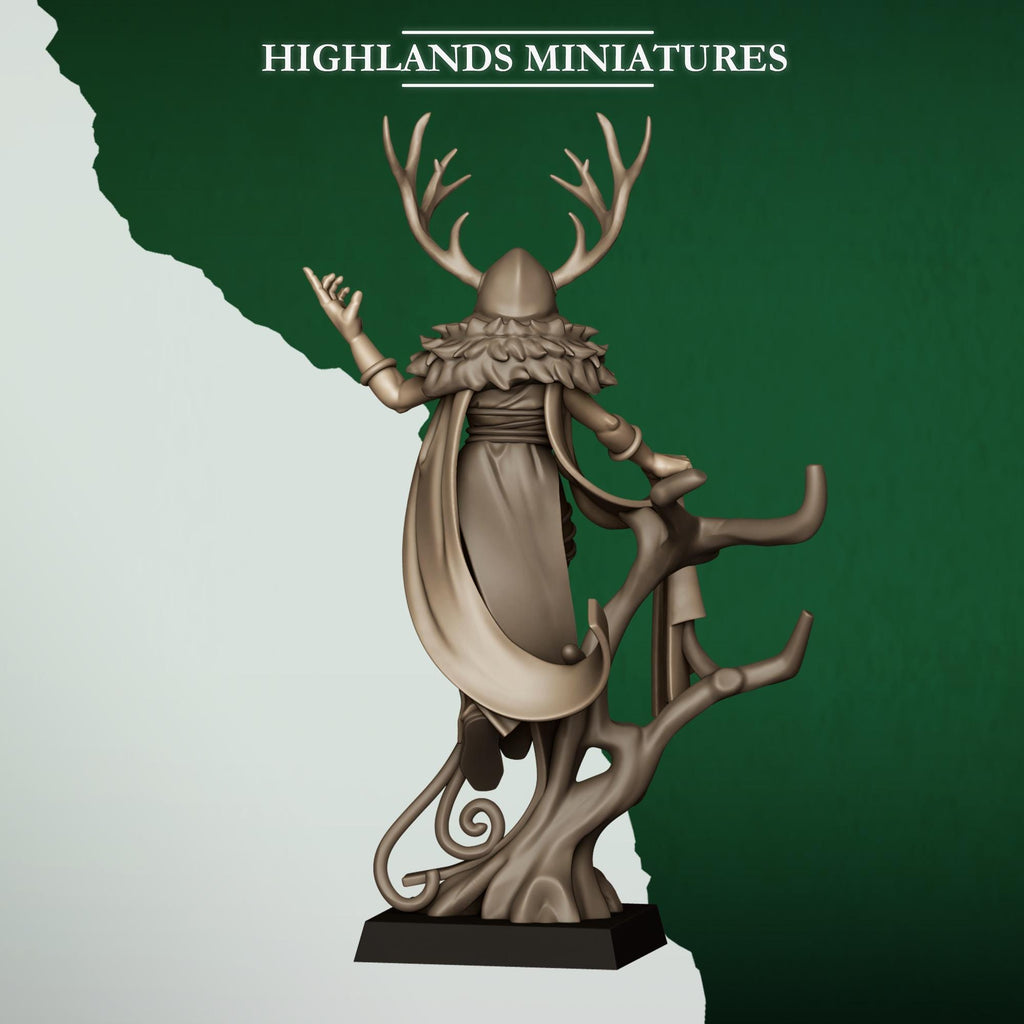 Feral Elf Druid - Highlands Miniatures