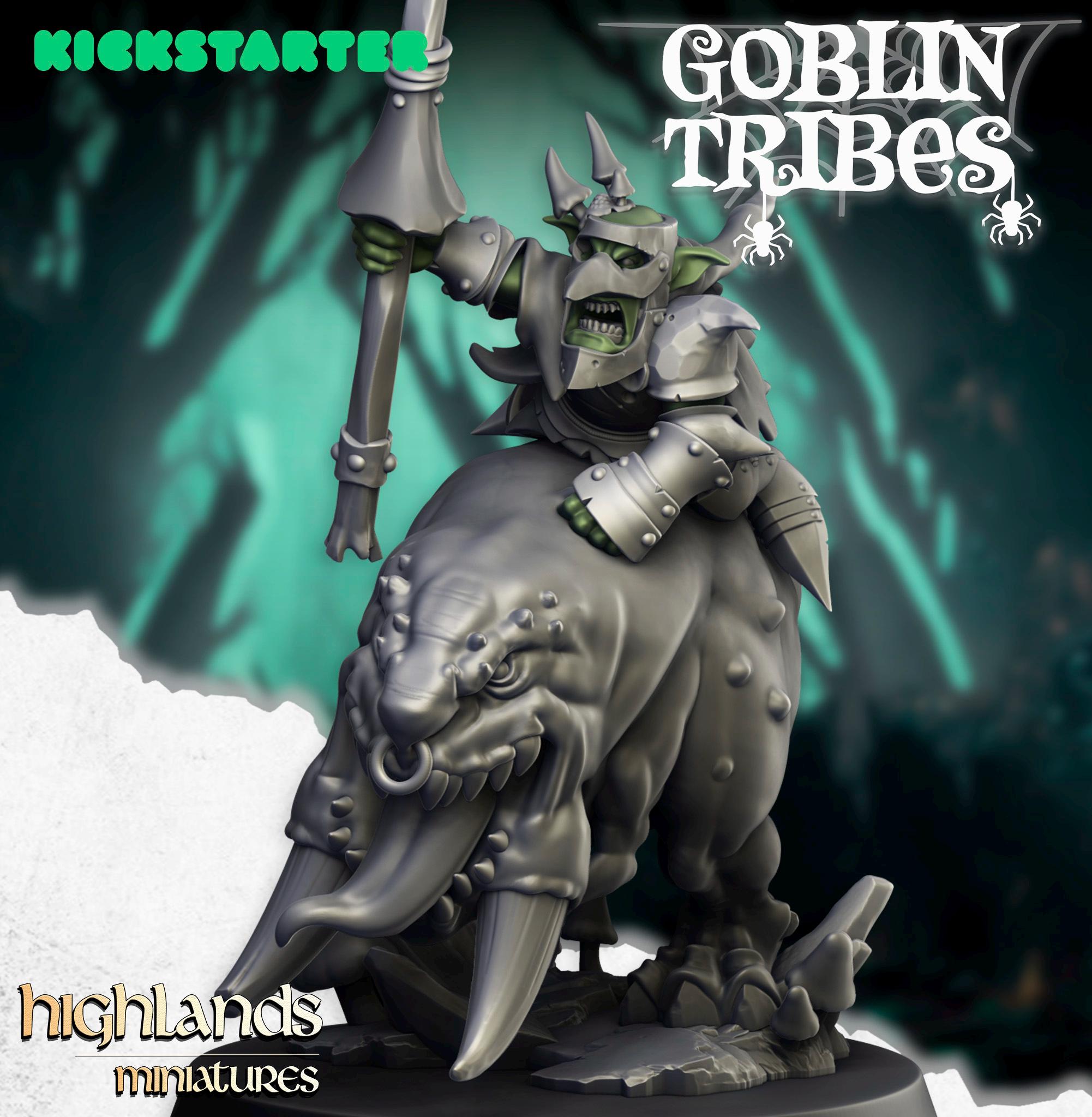 The Goblin Leader - Highlands Miniatures
