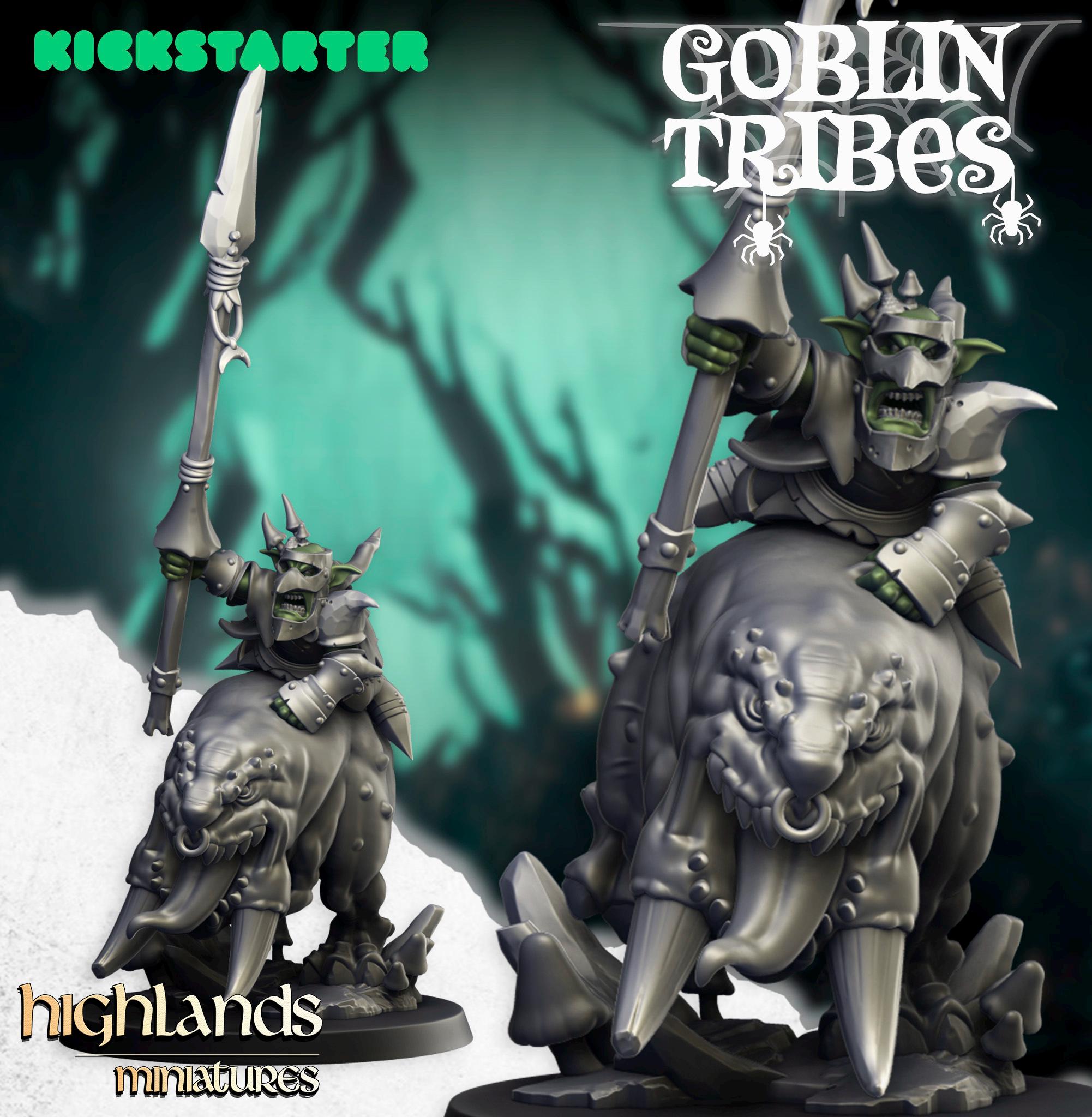 The Goblin Leader - Highlands Miniatures