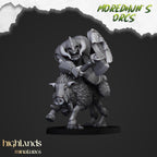 Mounted Orcs with Spears - Highlands Miniatures