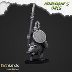 Mounted Orcs with Spears - Highlands Miniatures