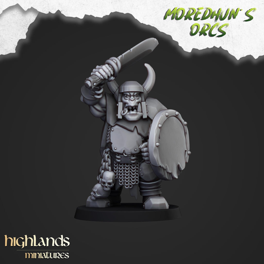 Orc Warriors with Hand Weapons or Spears - Highlands Miniatures