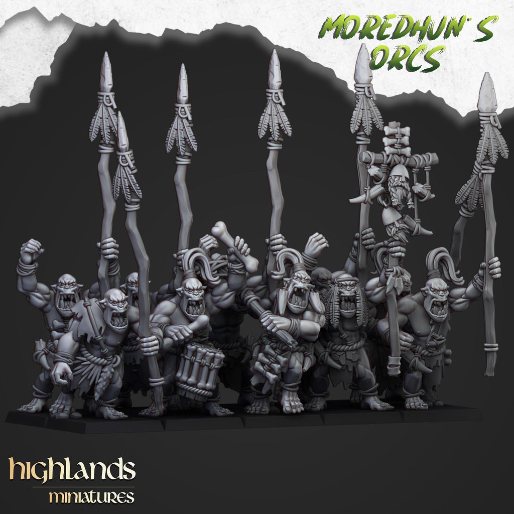 Cave Orcs (Multi-Listing) - Highlands Miniatures