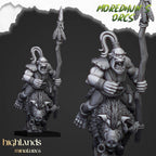 Mounted Cave Orcs - Highlands Miniatures